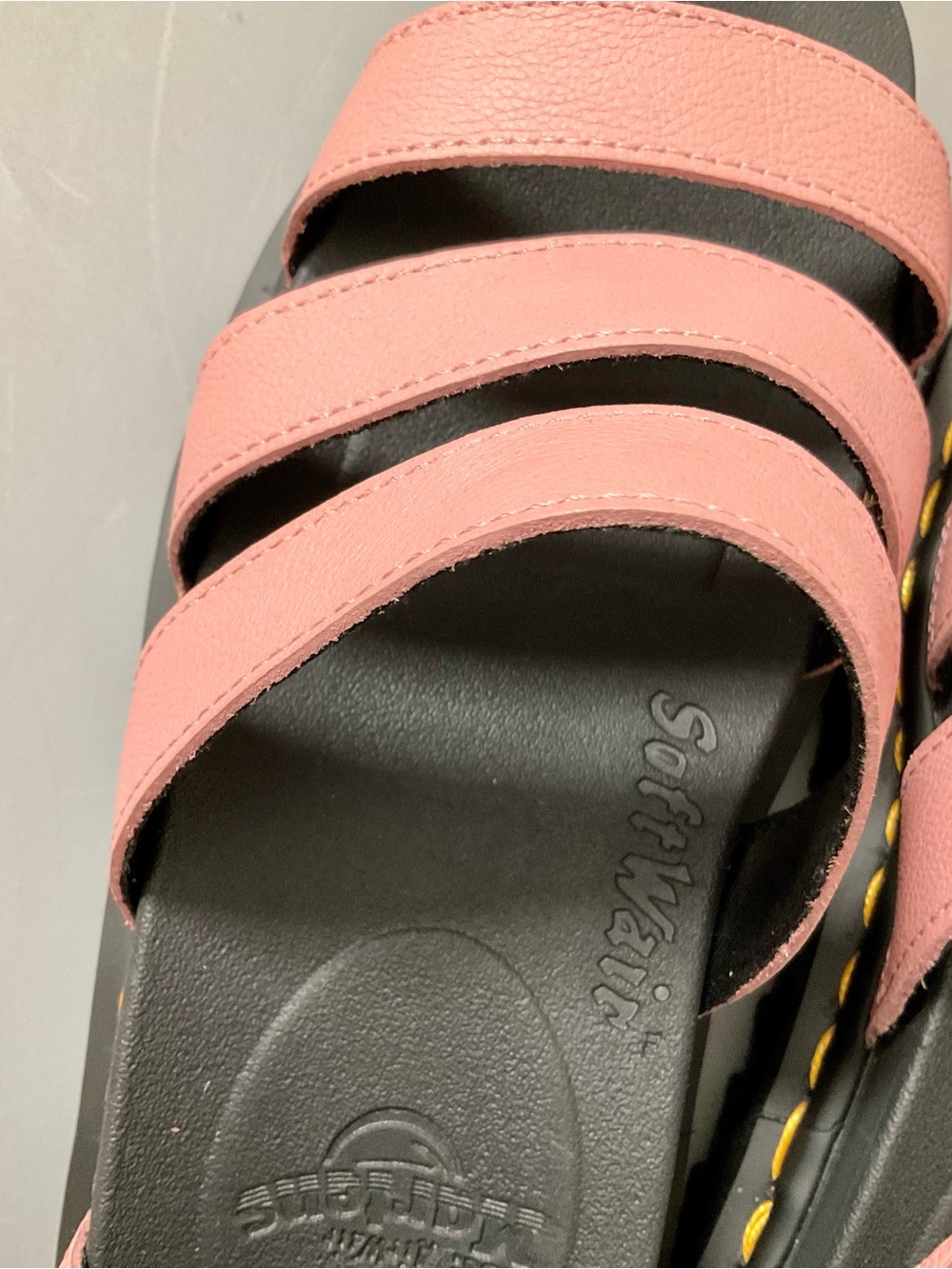Yeah this are sold ❤️❤️Dr. Martens Pink Triple-Strap Sandals - Picture 4 of 7